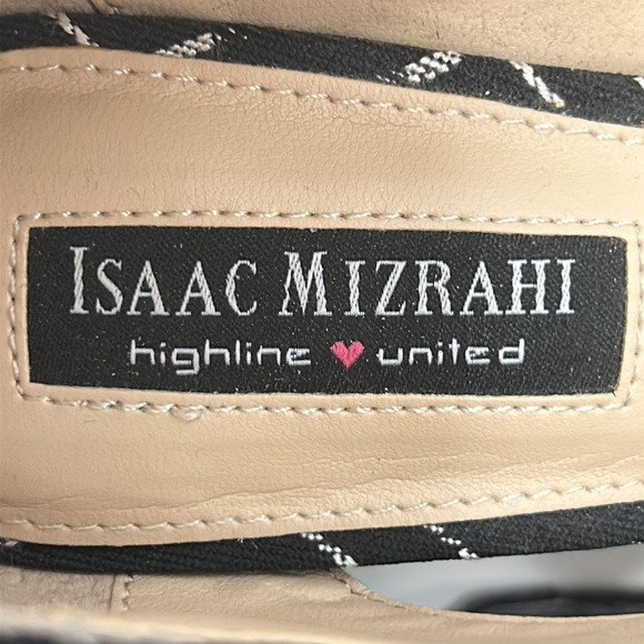 Peep toe heels, black & white, size 8 1/2 - Picture 9 of 11